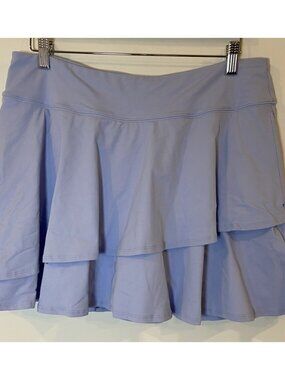 NWT Lands' End Swim Skirt Bathing Suit Layer Light Blue Size L 14 16 New